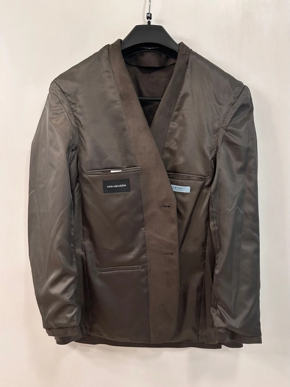 NWT Van Heusen Men's 40R Blazer Faux Suede Comfort Sport Coat Suit $200